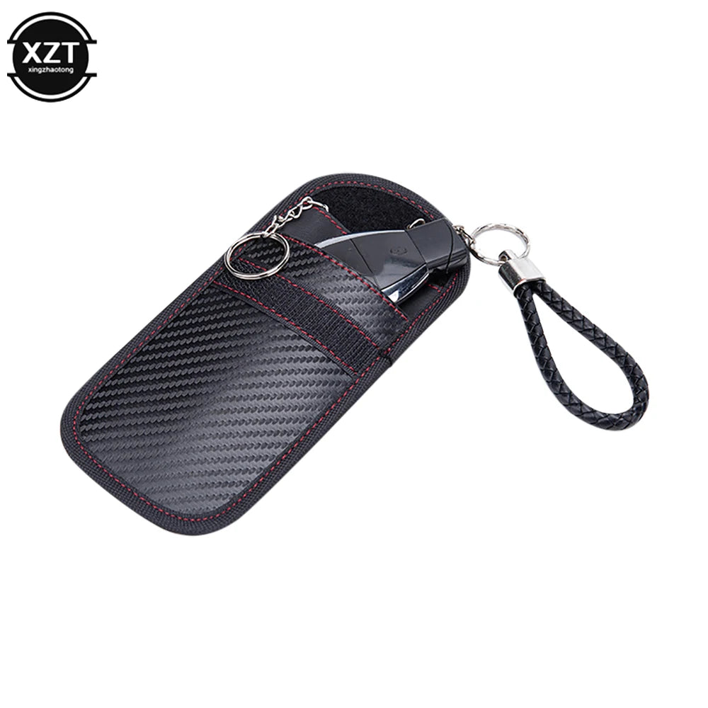 Faraday Signal-Blocking Key Pouch