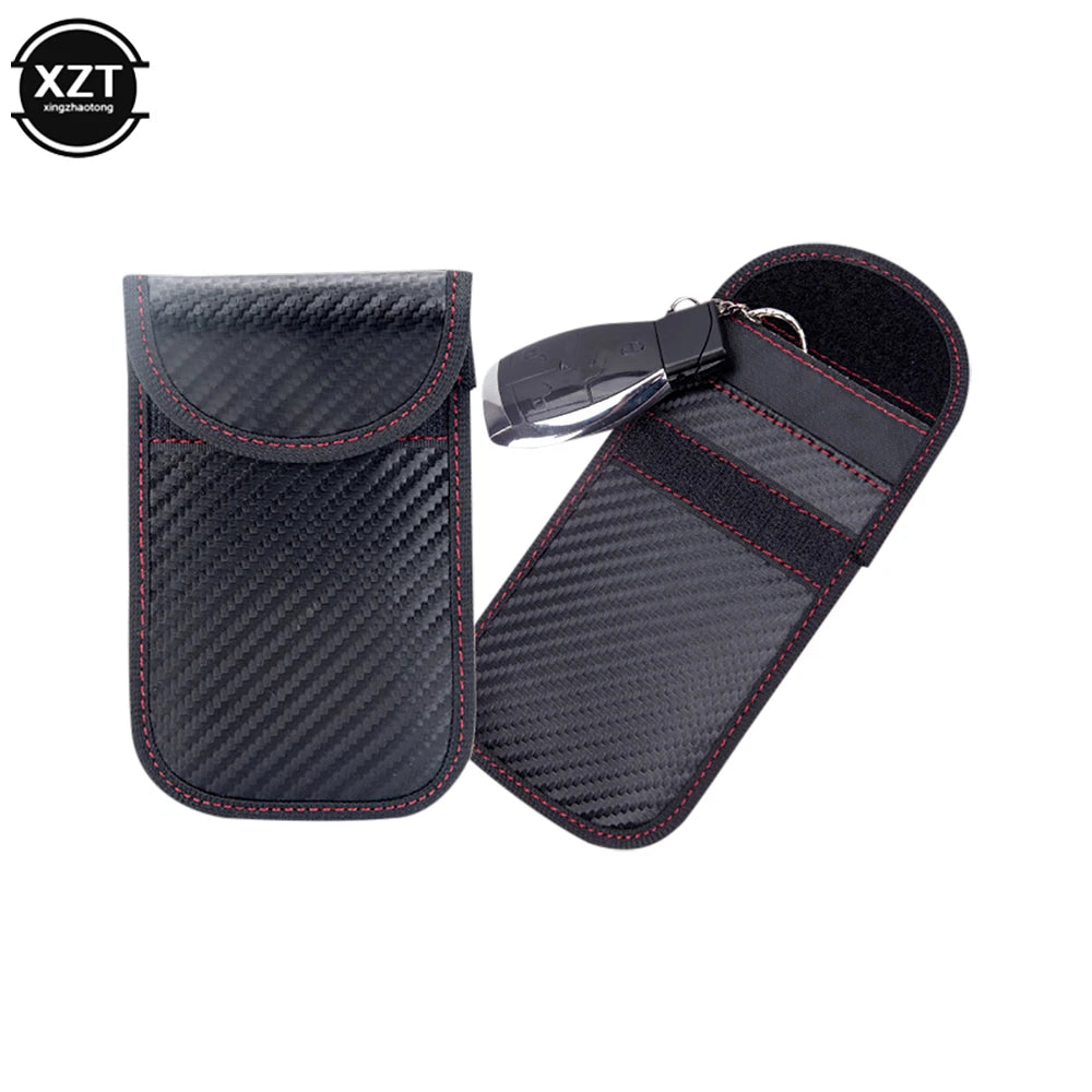Faraday Signal-Blocking Key Pouch