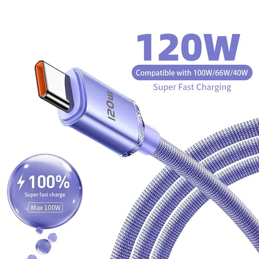 120W USB-C Fast Charging Cable